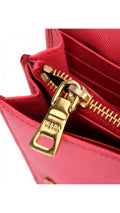 Prada Wallet On Chain Axelväska - Coral Rose