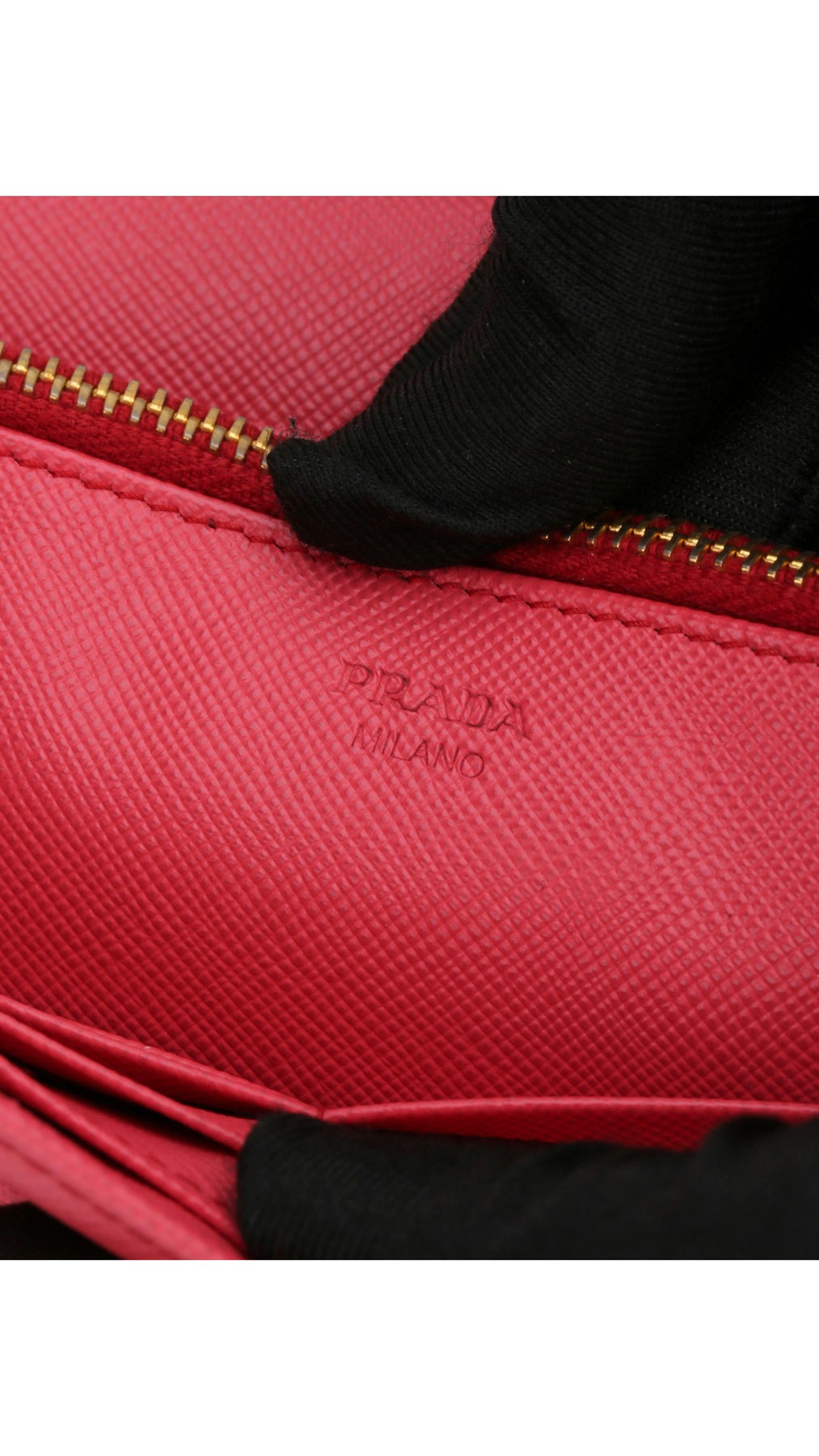 Prada Wallet On Chain Axelväska - Coral Rose