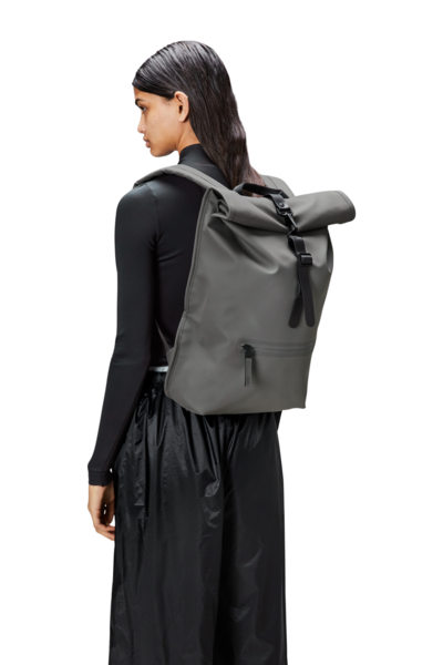 Rolltop Rucksack W3 – Grå
