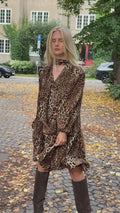 Jofrid Bow Miniklänning - Leopard