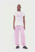Basic Jersey Coctail Relaxed T-Shirt - Bright White