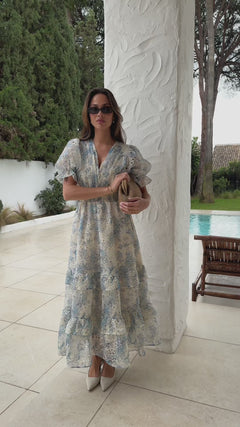 Nanni Maxi Dress - Light Blue