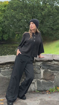 Diana Cape Cardigan - Mörkbrun