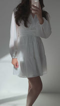 Hedvig Mini Dress - Vit