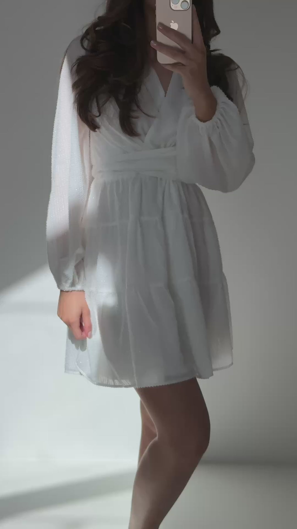 Hedvig Mini Dress - Vit