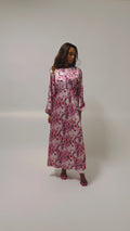 Edda Print Dress - Rose