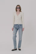Anitta Jacket - Cream And Black Tweed