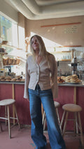 Elisabeth Knit Cardigan - Sand Melange