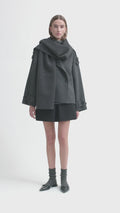 Walance Short Jacket - Dark Grey Melange
