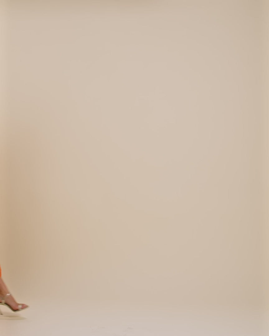 Shari Linen Strap Dress - Firecracker