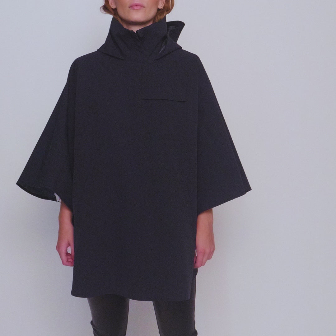 Libra Rain Poncho - Navy
