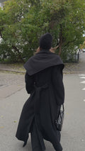 Charlotta Cashmere Coat - Svart