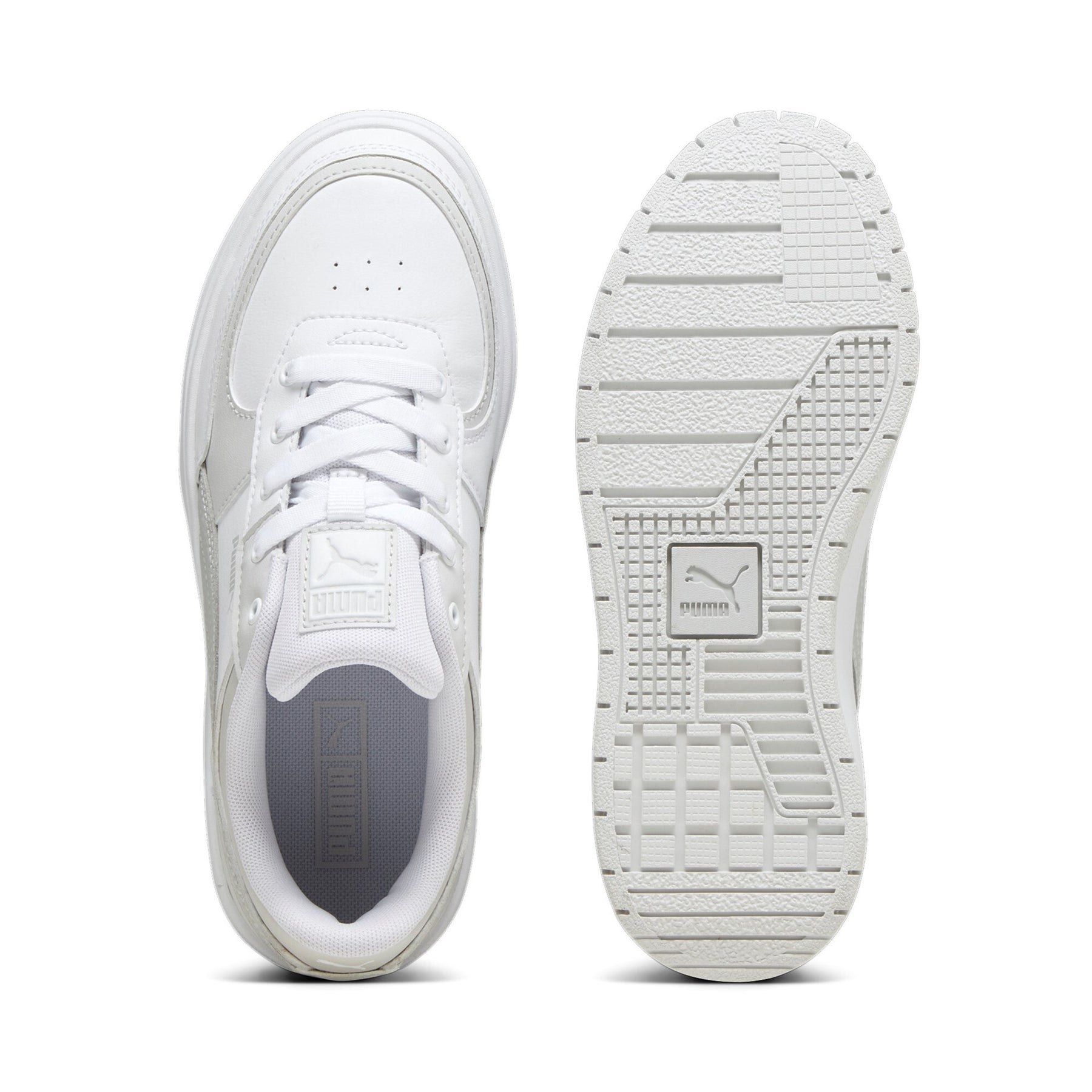 Cali Dream Lth Wns - White/Feather Gray