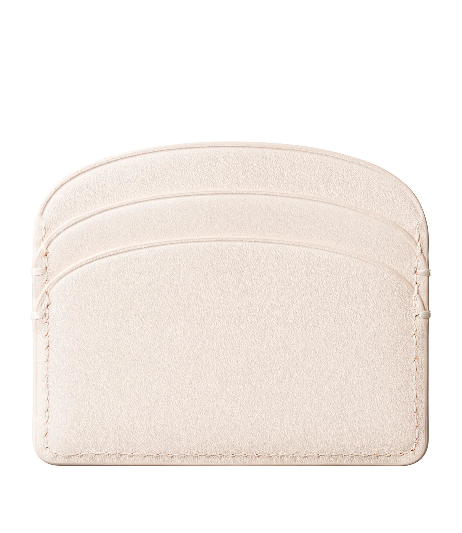 Porte-Cartes Demi-Lune - Creme