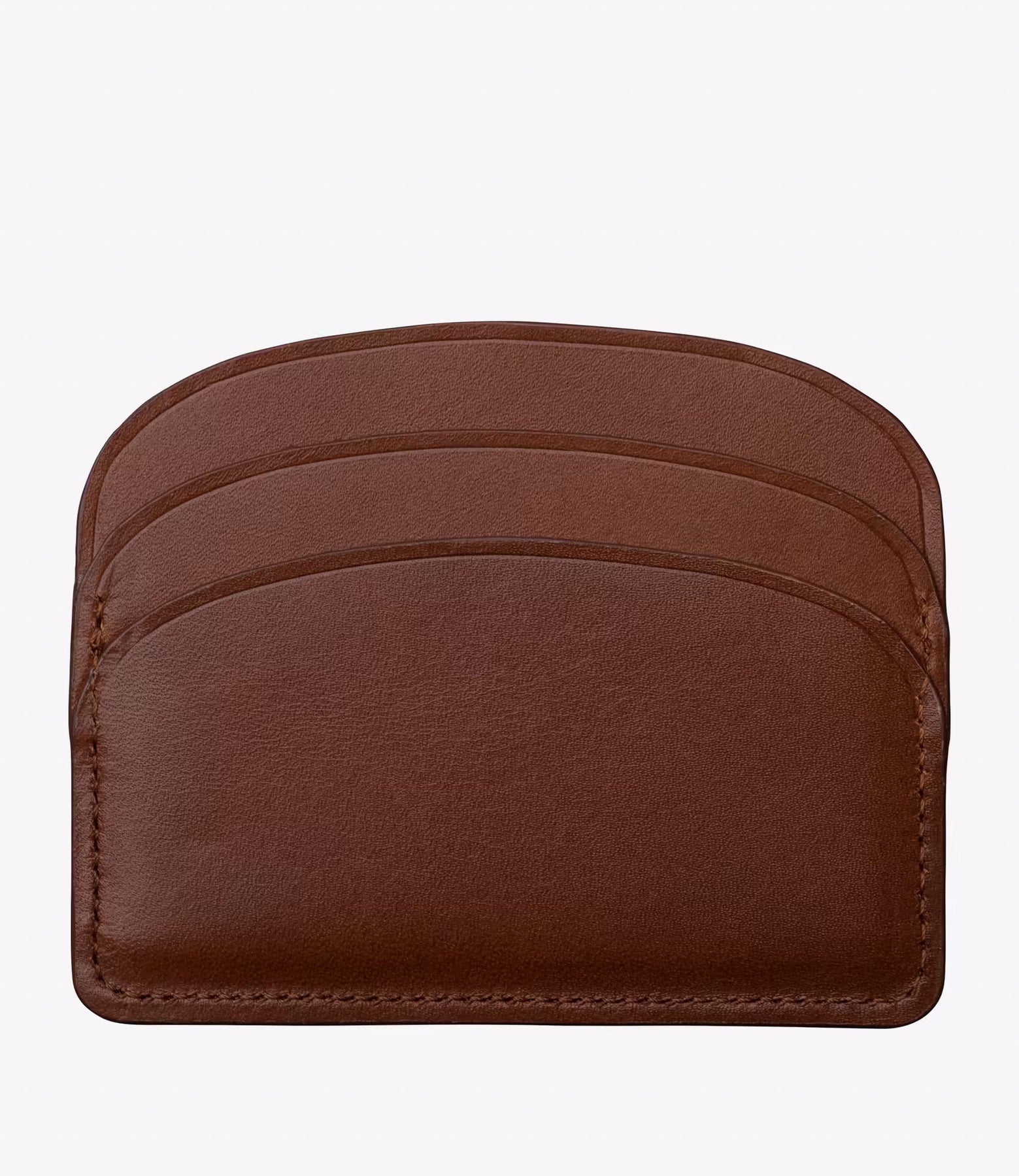 Porte-Cartes Demi-Lune Korthållare - Hazelnut