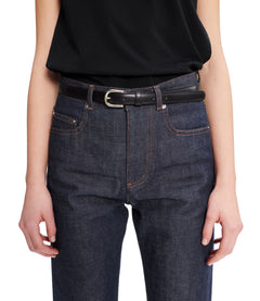 Ceinture Rosette - Noir