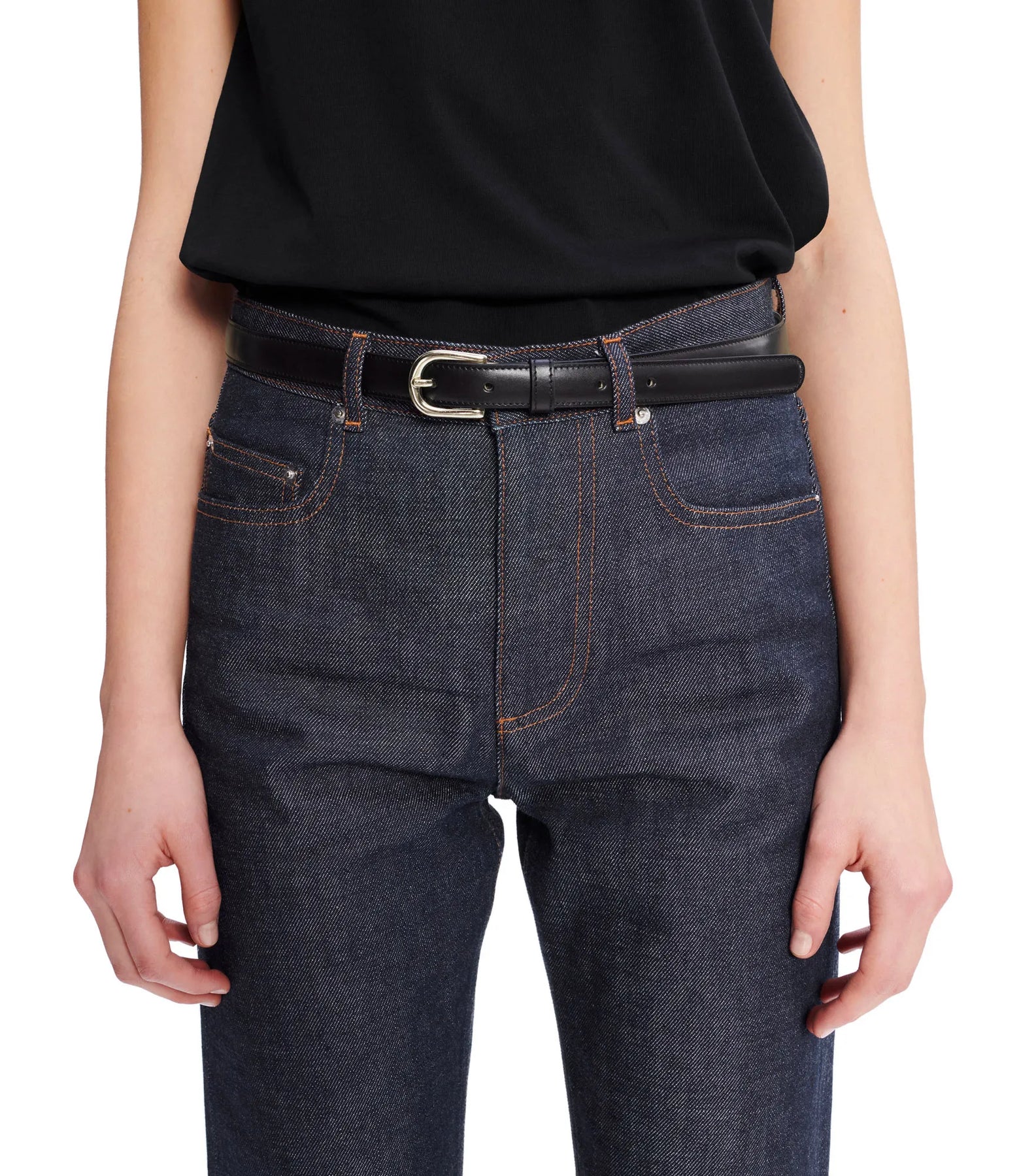 Ceinture Rosette - Svart