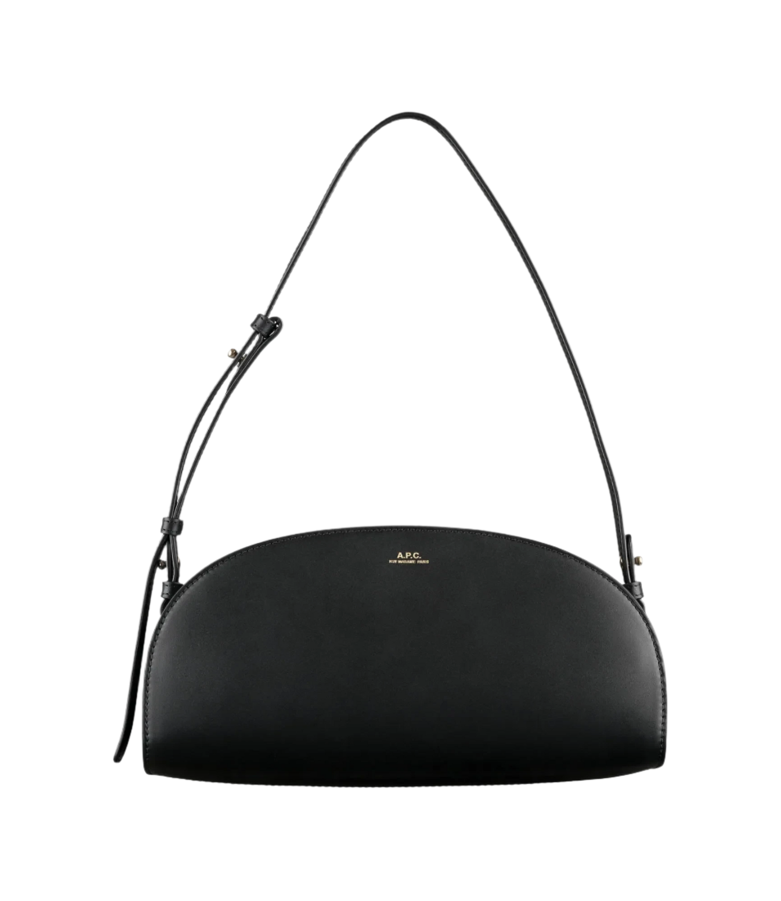 A.P.C. Sac Demi-Lune Baguette - Noir