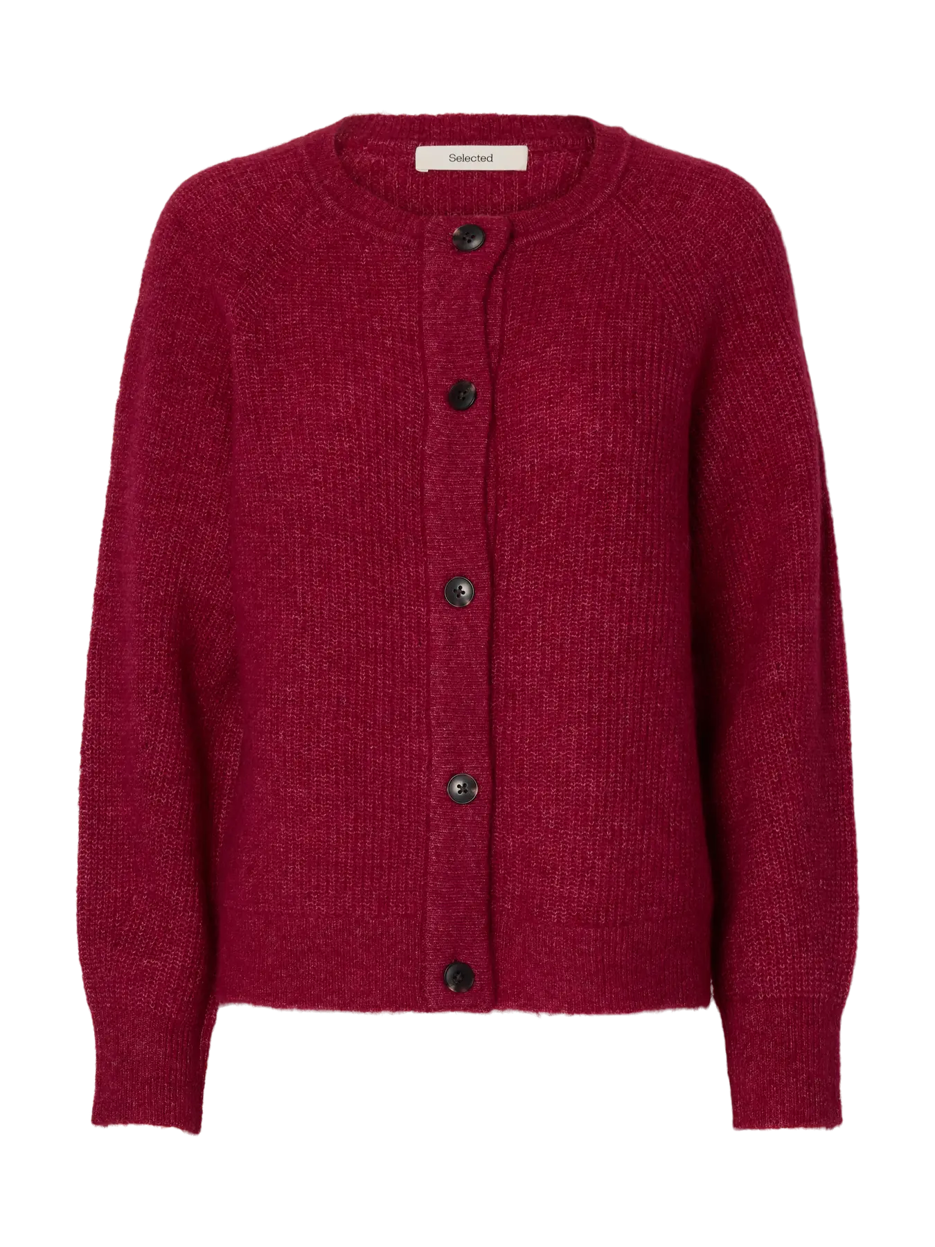 Lulu Ls Knit Short Kofta - Anemone Melange