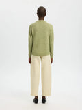 Lulu Ls Knit O-Neck - Lint Melange