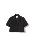 N-Leanne Crop Blazer - Svart