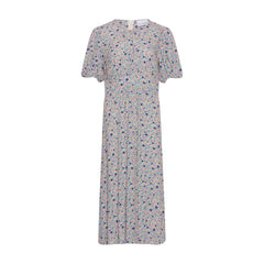 Skyler Dress - Pink/Apricot Flower
