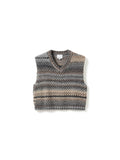 Gio Knit Vest - Light Grey Mix