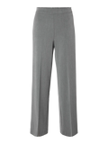 Emma-Tara Mw Wide Pant - Medium Grey Melange