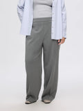 Emma-Tara Mw Wide Pant - Medium Grey Melange