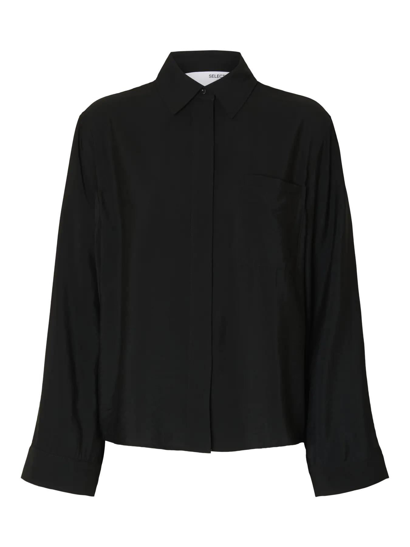 Amara Ls Relaxed Shirt - Svart