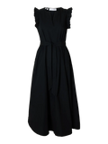 Blair-Ida Sl Long Dress B - Black