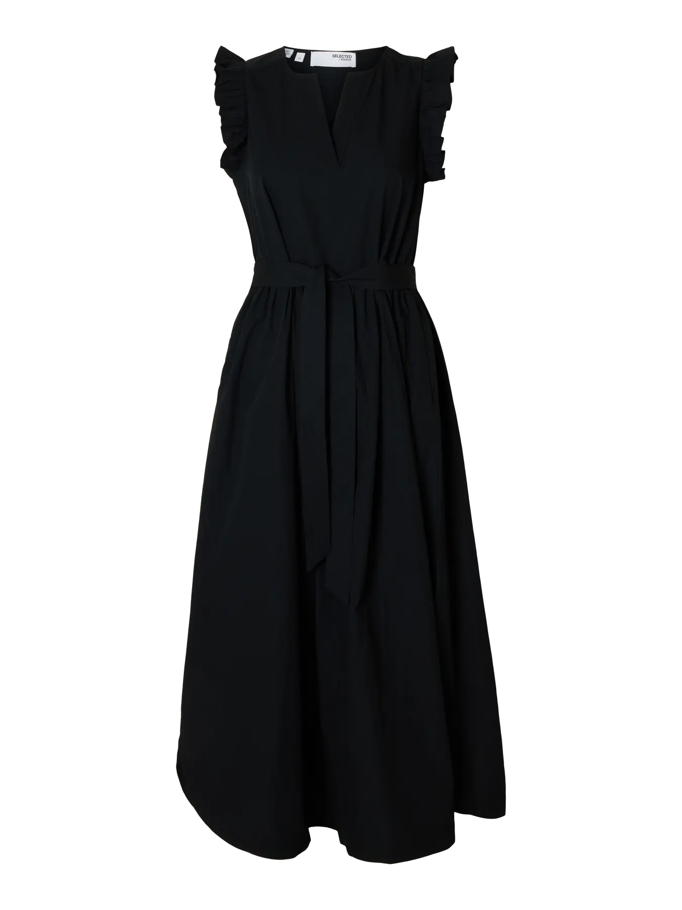 Blair-Ida Sl Long Dress B - Black