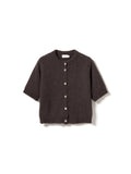 Kae SS Knit Cardigan - Brun