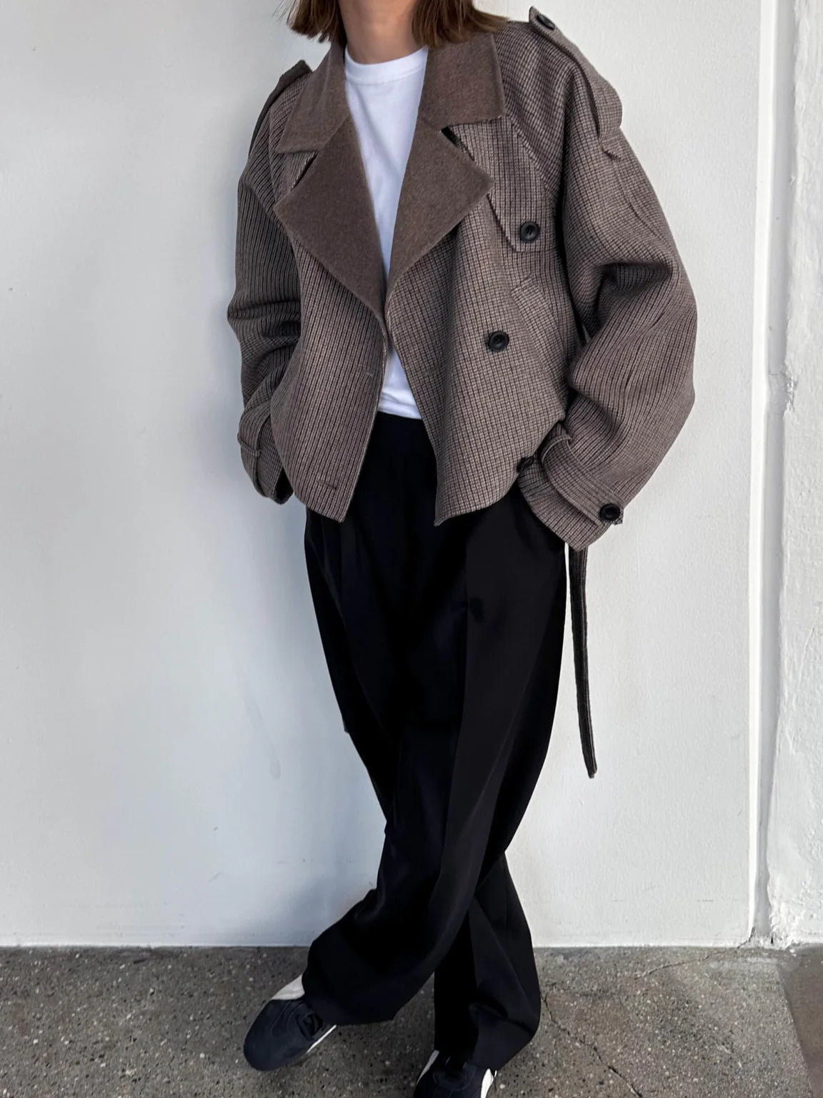 John Jacket Checked - Beige