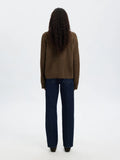 Lulu Ls Knit Roll Neck - Dachshund Melange