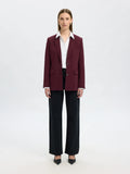 Rita LS Classic Blazer - Fig Melange