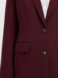 Rita LS Classic Blazer - Fig Melange