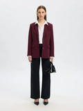 Rita LS Classic Blazer - Fig Melange
