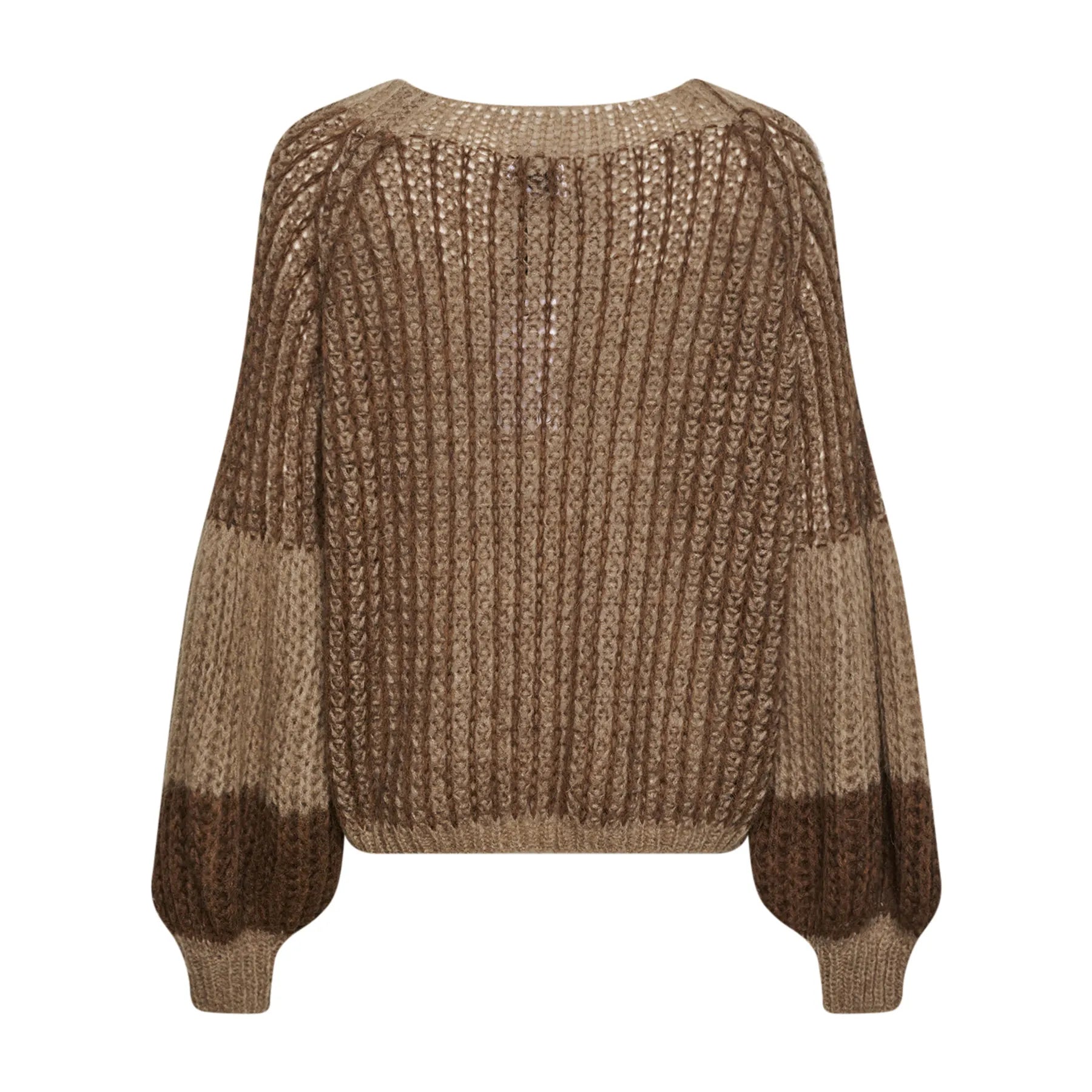 Liana Knit Cardigan - Brown/Camel