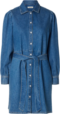 Slfruna Short Denim Dress - Medium Blue Denim