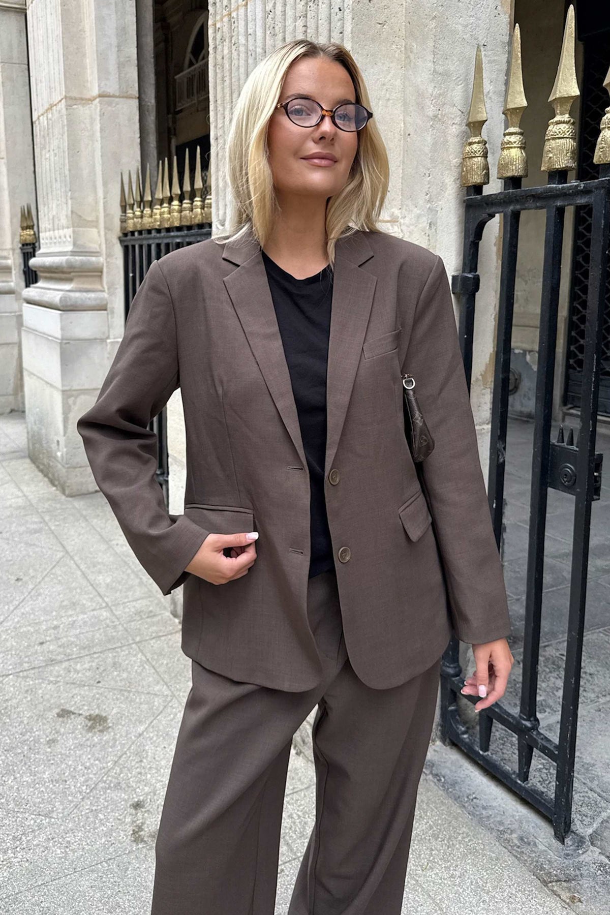 Signatureic Blazer - Mörkbrun