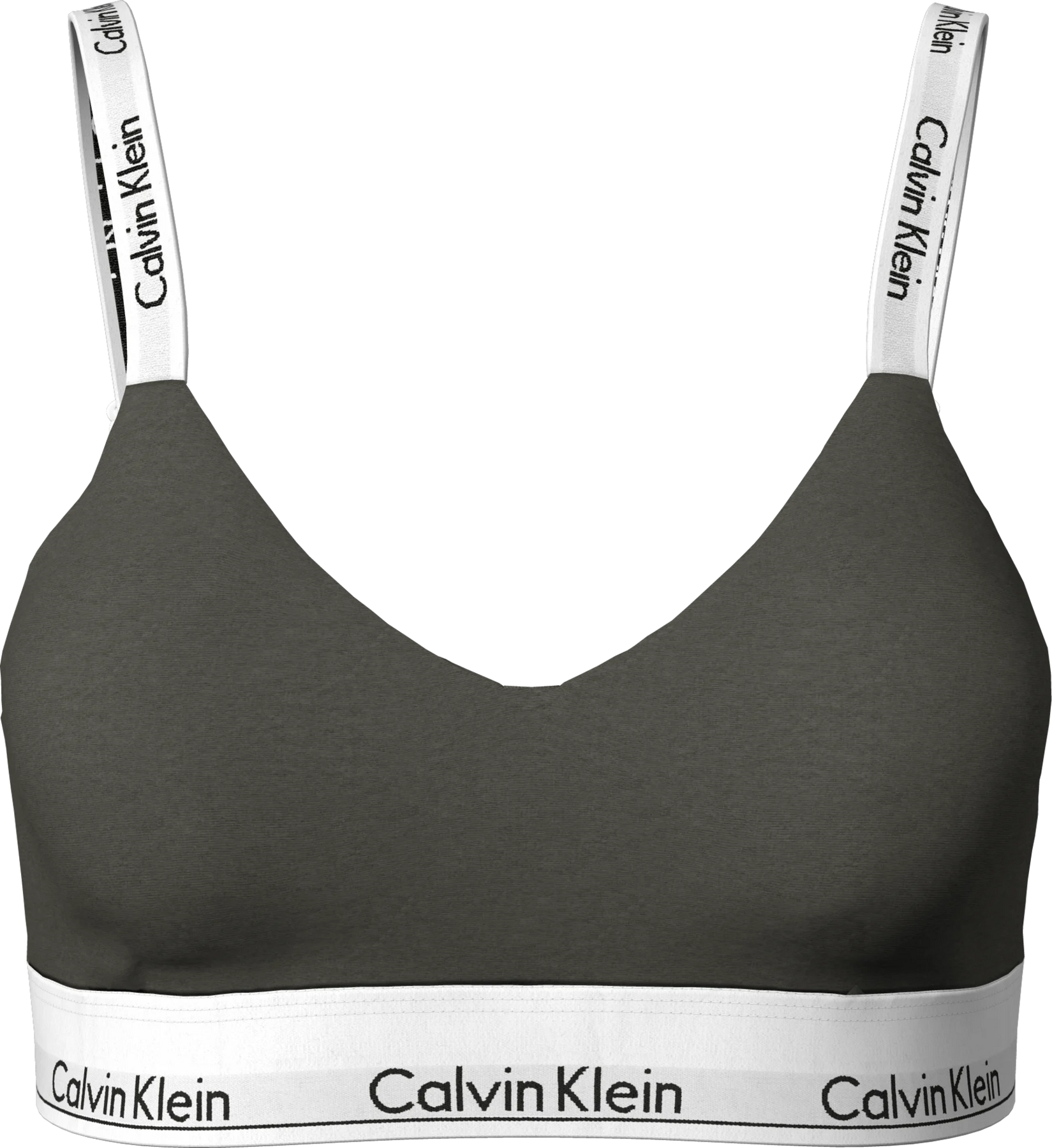 Lght Lined Bralette - Field Olive