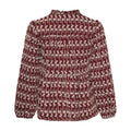 Matti Blouse Print - Dusty Mahogany