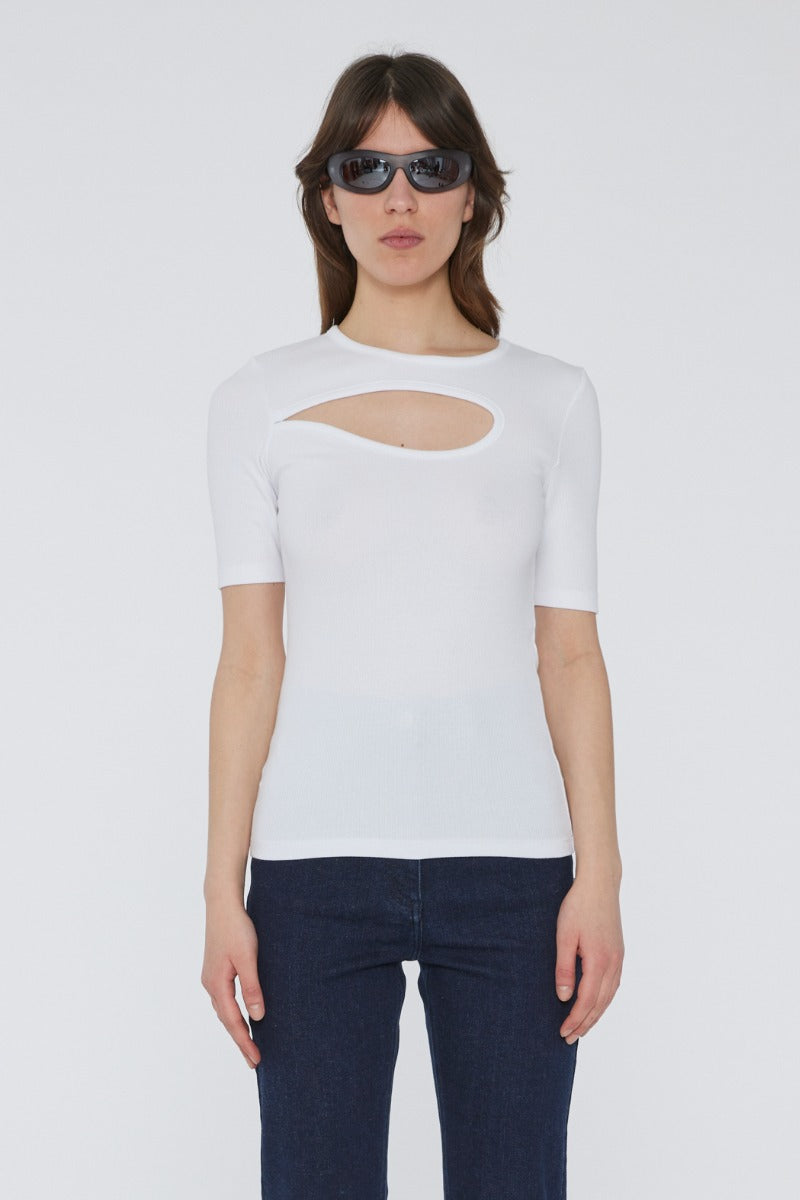 Jersey Short Sleeve T-Shirt - Bright White