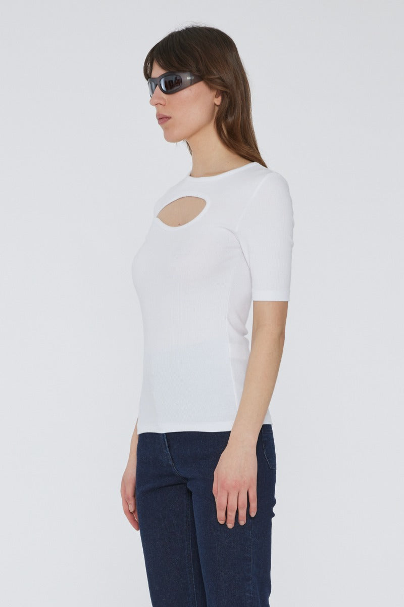 Jersey Short Sleeve T-Shirt - Bright White