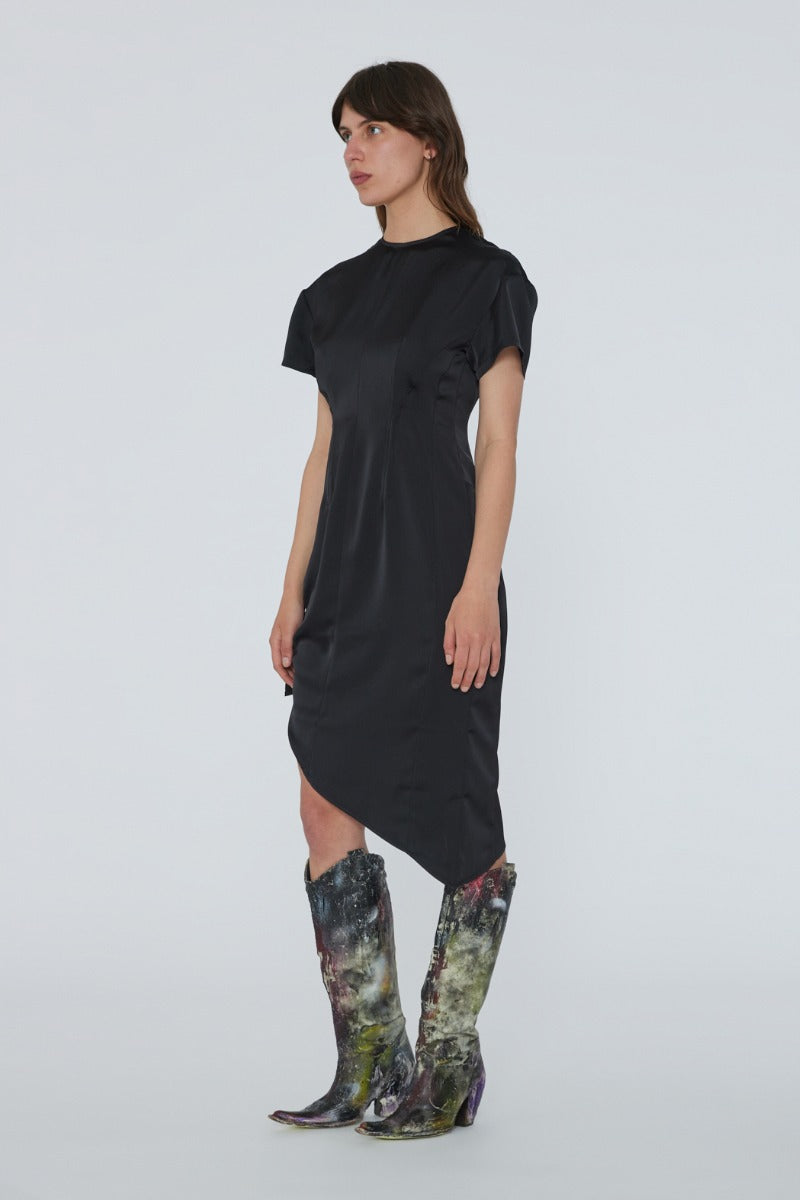 Midi Knot Dress - Svart
