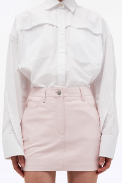 Leather Mini Skirt - Ballerina