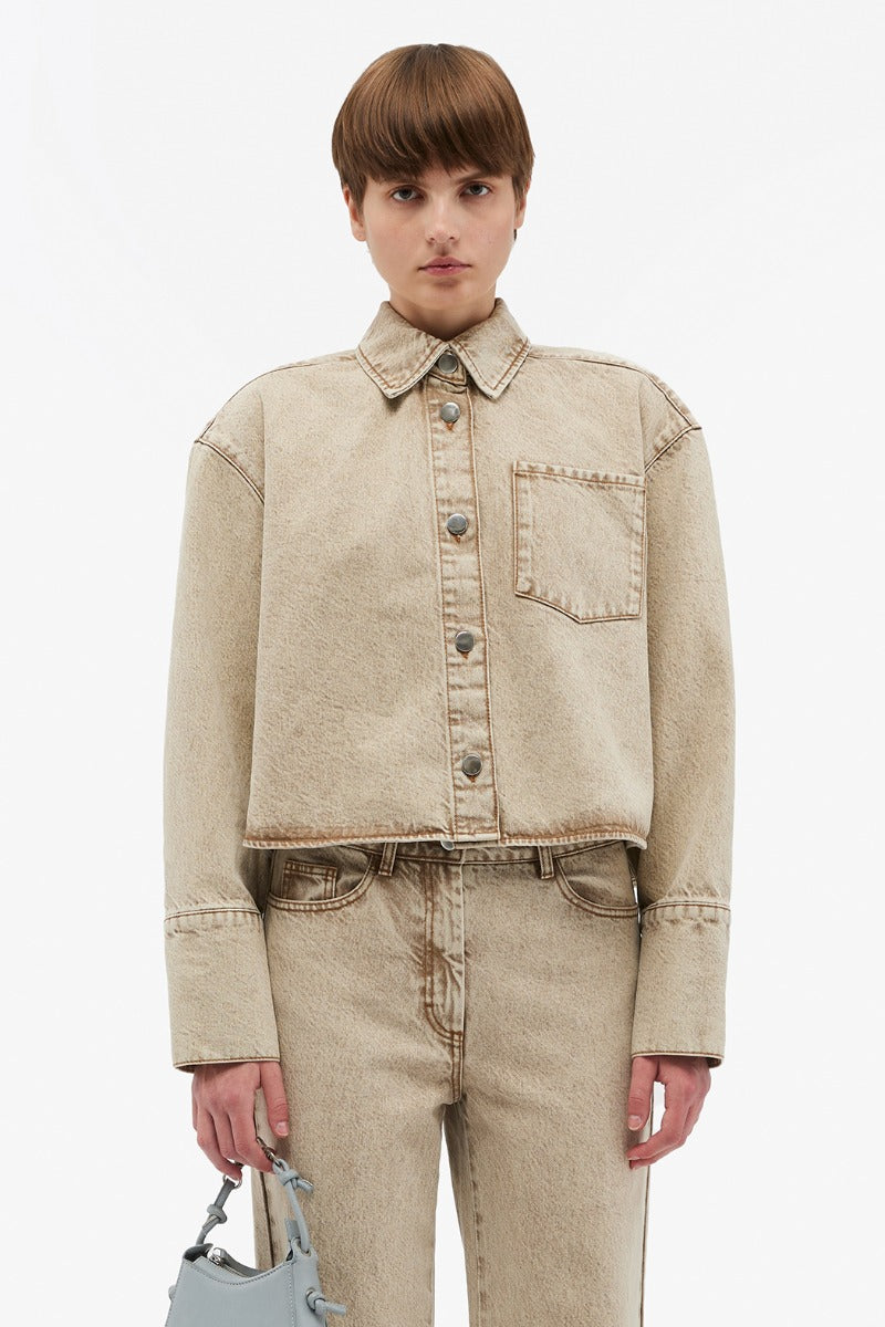 Short Denim Shirt - Pure Cashmere