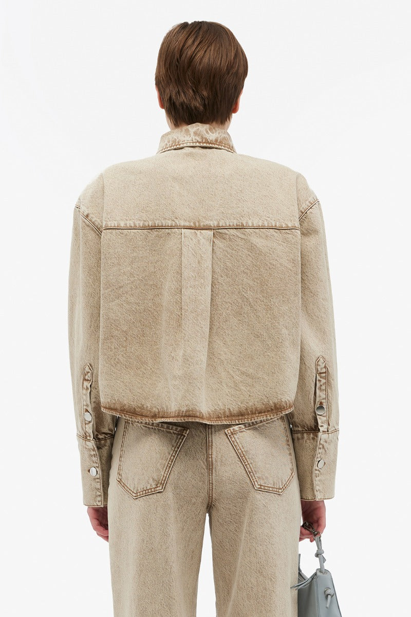 Short Denim Shirt - Pure Cashmere