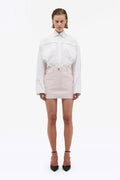 Leather Mini Skirt - Ballerina